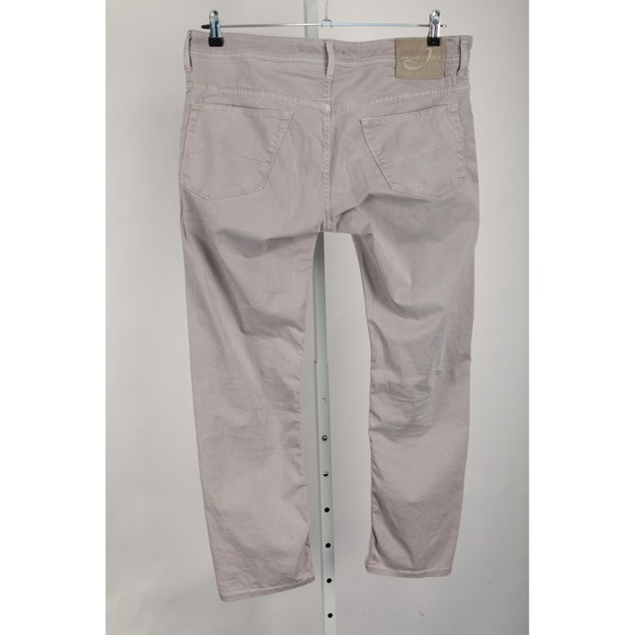 Jacob Cohen Style 613 Jeans Mens 37x29 Gray Straight Fit Stretch Denim Italy - Picture 3 of 16